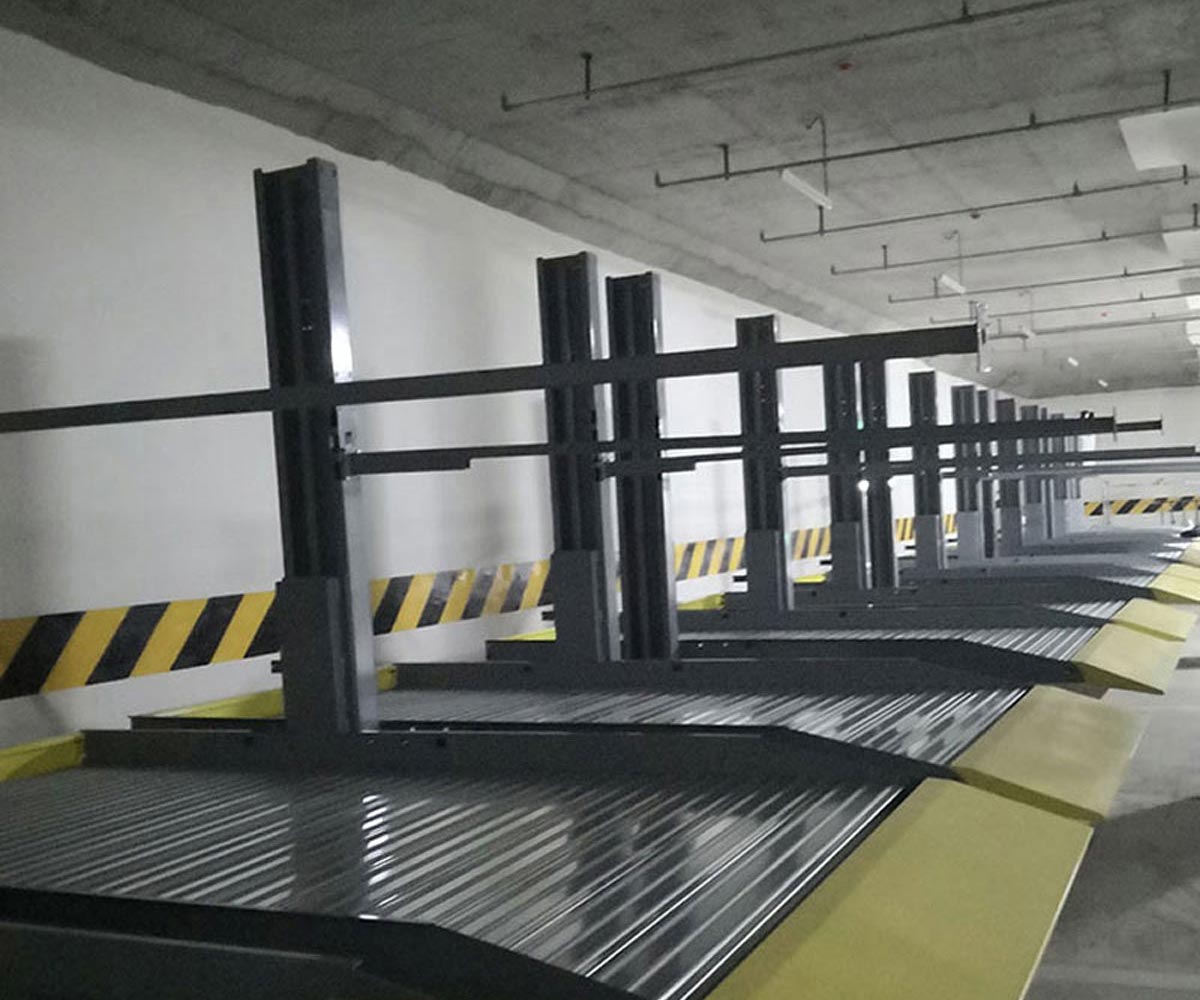 兩柱簡易升降立體車庫停車設(shè)備回收