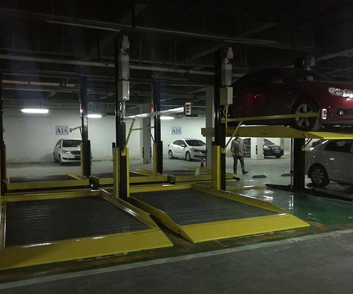 從江兩層升降式機(jī)械停車場改造