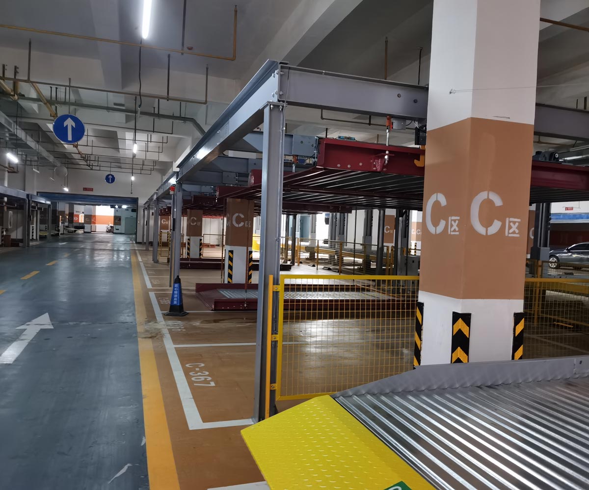 二層簡易升降類機(jī)械式立體車庫
