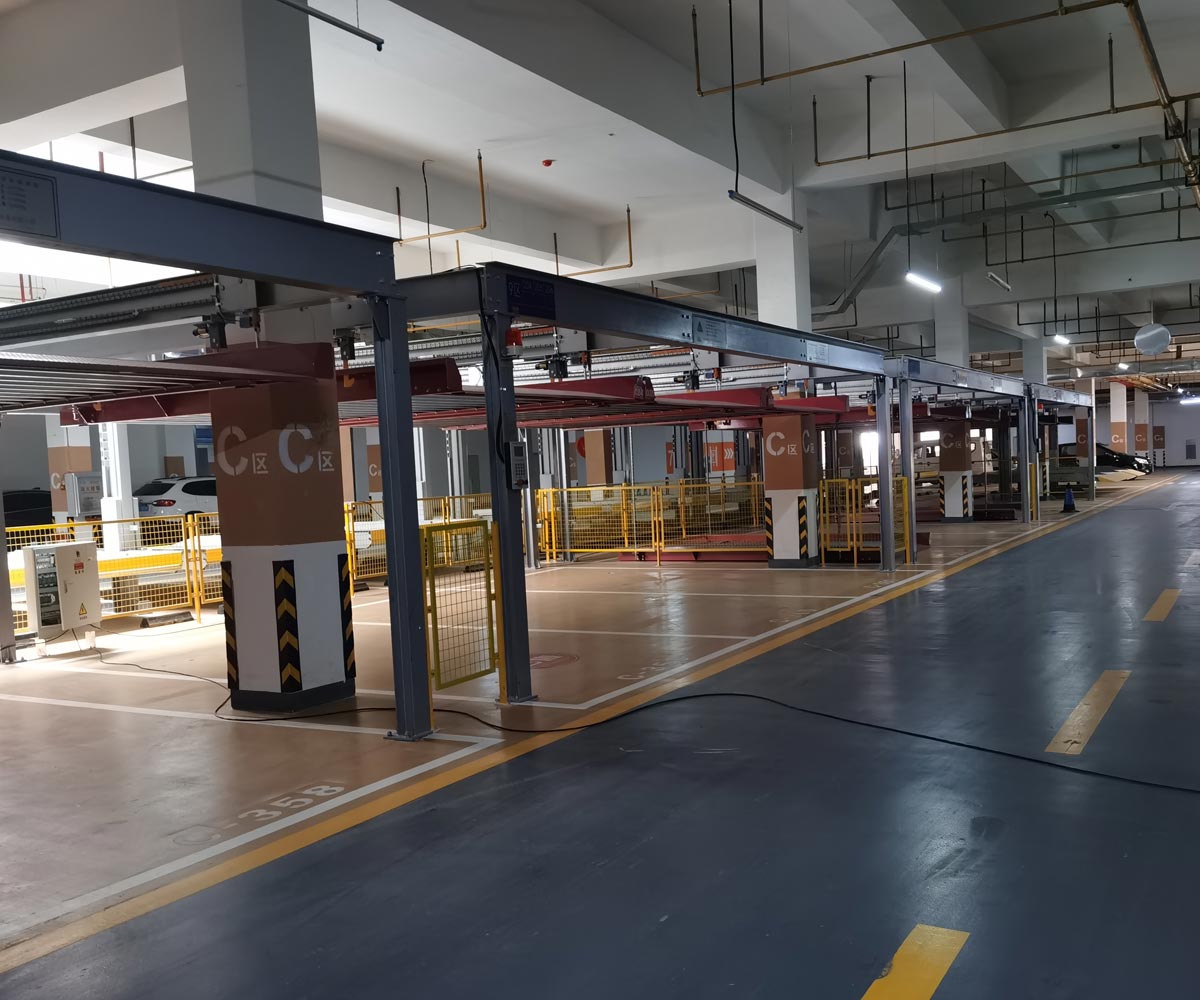 貞豐雙柱簡易升降機(jī)械式立體車庫