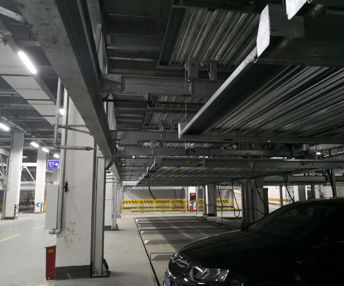 惠水三層升降橫移式停車庫(kù)